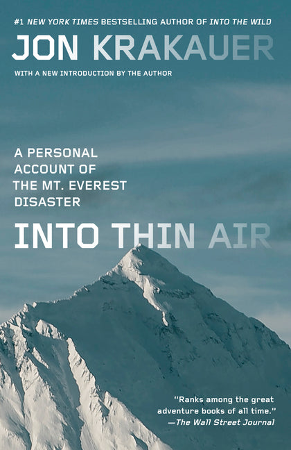 Into Thin Air: A Personal Account of the Mount Everest Disaster - Ingram
