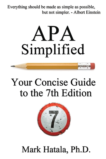 APA Simplified: Your Concise Guide to the 7th Edition - Ingram