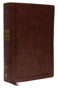 NKJV Study Bible, Leathersoft, Brown, Comfort Print: The Complete Resource for Studying God's Word - Ingram