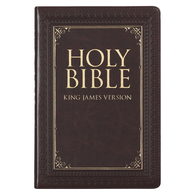 KJV Large Print Thumb Index Edition: Brown - Ingram