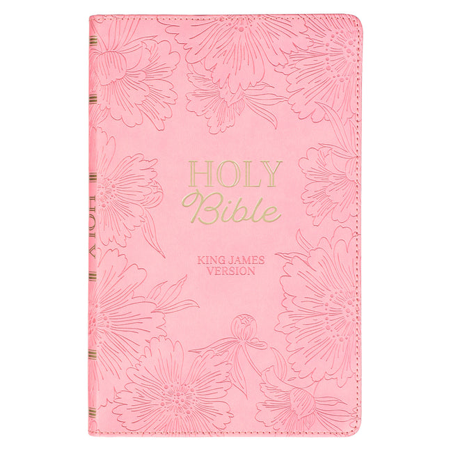 KJV Bible Gift Edition (Faux Leather, Light Pink) - Ingram