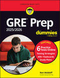 GRE Prep 2025/2026 for Dummies: Book + 6 Practice Tests + 400 Flashcards Online - Ingram