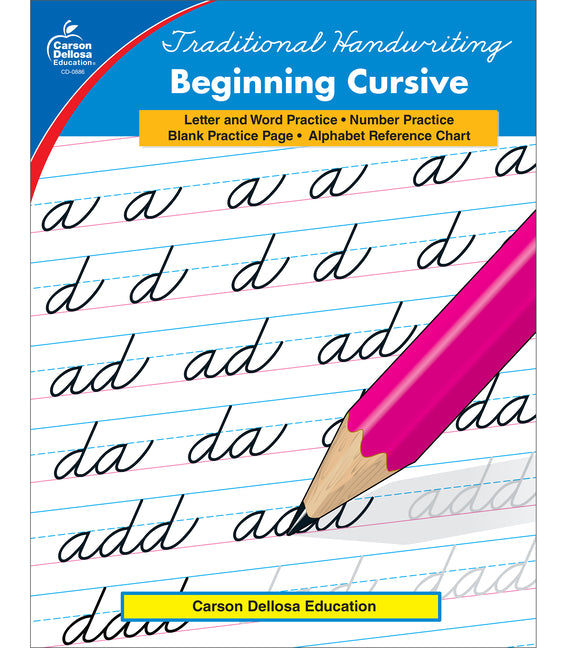Traditional Handwriting: Beginning Cursive, Grades 2 - 5 (Saddle-Sewn) - Ingram