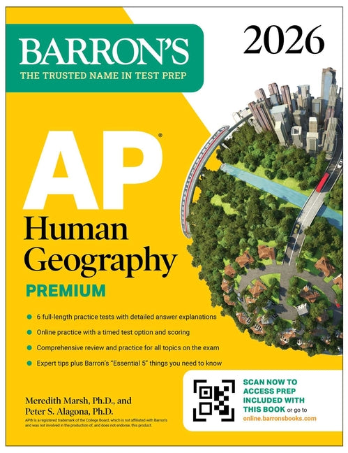 AP Human Geography Premium, 2026: Prep Book with 6 Practice Tests+ Comprehensive Review + Online Practice - Ingram