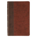 KJV Giant Print Lux-Leather 2-Tone Brown - Ingram