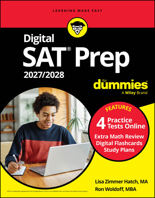 Digital SAT Prep 2027/2028 for Dummies: Book + 4 Full-Length Practice Tests & Flashcards Online - Ingram