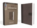 NIV, Super Giant Print Reference Bible, Giant Print, Imitation Leather, Gray, Red Letter Edition (Special) - Ingram
