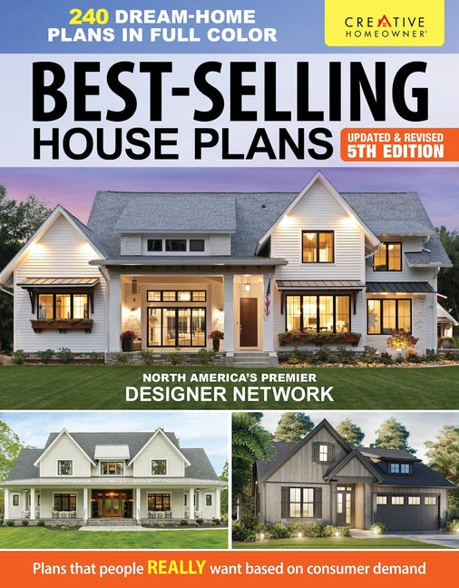 Best-Selling House Plans, Updated & Revised 5th Edition: Over 240 Dream-Home Plans in Full Color - Ingram