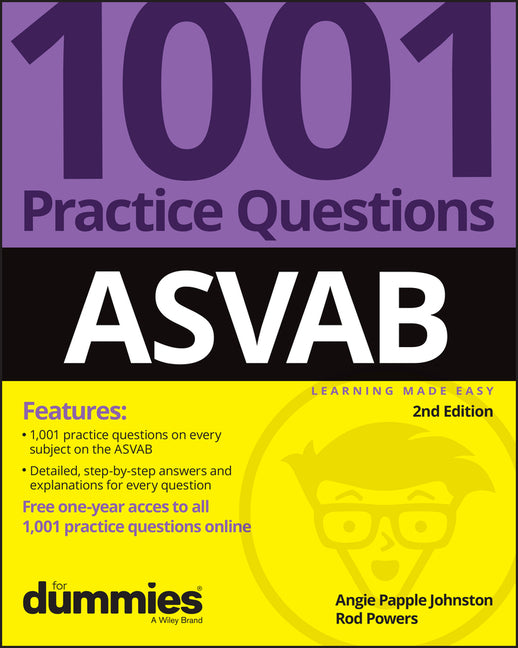 Asvab: 1001 Practice Questions for Dummies (+ Online Practice) - Ingram