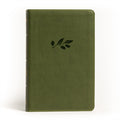 NASB Large Print Personal Size Reference Bible, Olive Leathertouch - Ingram