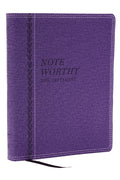 Noteworthy New Testament: Read and Journal Through the New Testament in a Year (Nkjv, Purple Leathersoft, Comfort Print) - Ingram