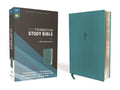 Niv, Foundation Study Bible, Leathersoft, Teal, Red Letter - Ingram