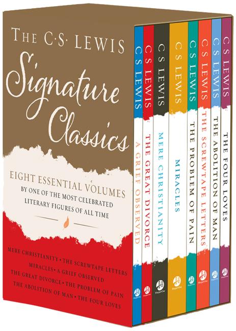 The C. S. Lewis Signature Classics (8-Volume Box Set): An Anthology of 8 C. S. Lewis Titles: Mere Christianity, the Screwtape Letters, Miracles, the Great - Ingram