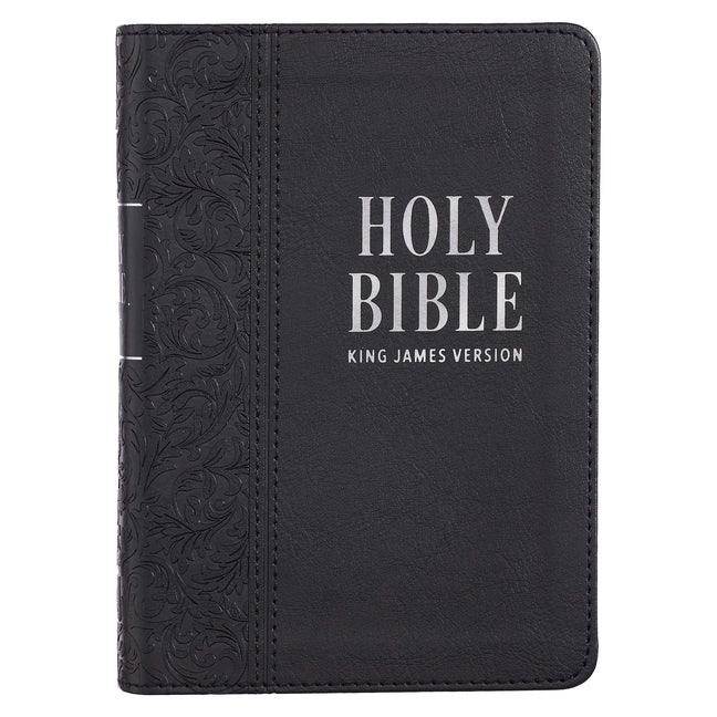 KJV Bible Compact Large Print (Faux Leather, Black) - Ingram
