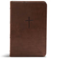 CSB Compact Bible, Value Edition, Brown Leathertouch - Ingram