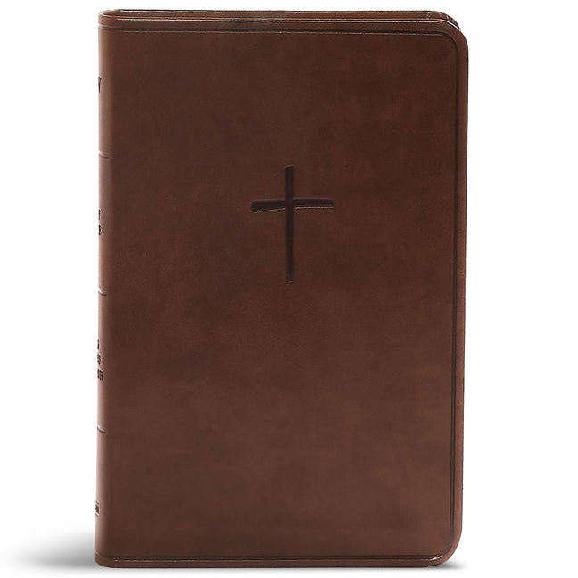 CSB Compact Bible, Value Edition, Brown Leathertouch - Ingram