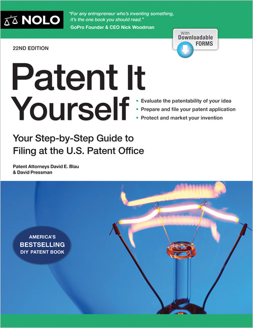 Patent It Yourself: Your Step-By-Step Guide to Filing at the U.S. Patent Office (Twenty Two) - Ingram