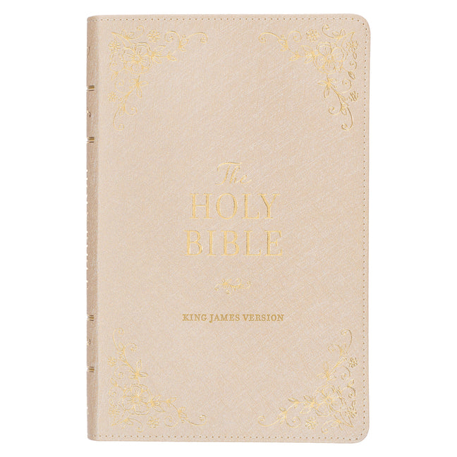 KJV Bible Deluxe Gift (Faux Leather, Pearlescent Taupe) - Ingram