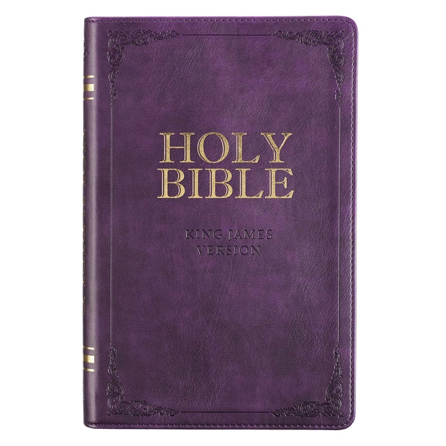 KJV Bible Deluxe Gift (Faux Leather, Purple) - Ingram