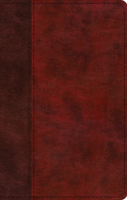 ESV Large Print Thinline Bible (Trutone, Burgundy/Red, Timeless Design) - Ingram
