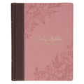 KJV Note-Taking Bible (Faux Leather Hardcover, Brown/Pink) - Ingram