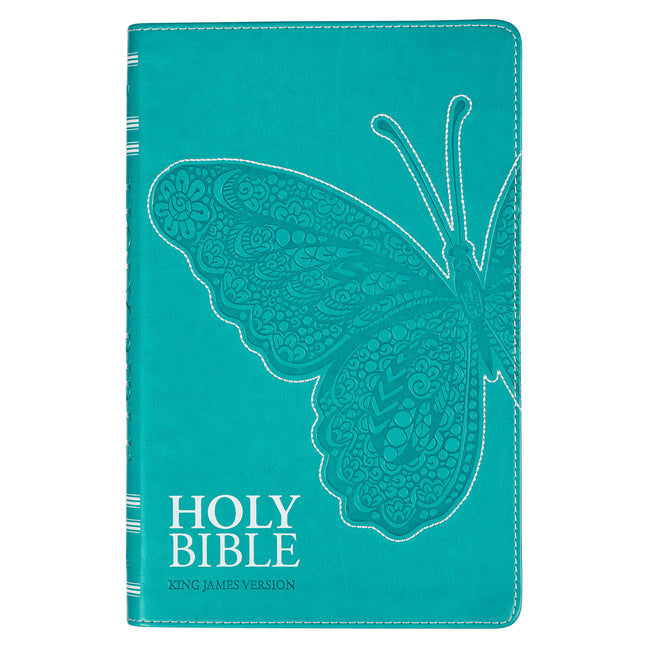 KJV Bible Gift Edition (Faux Leather, Teal) - Ingram